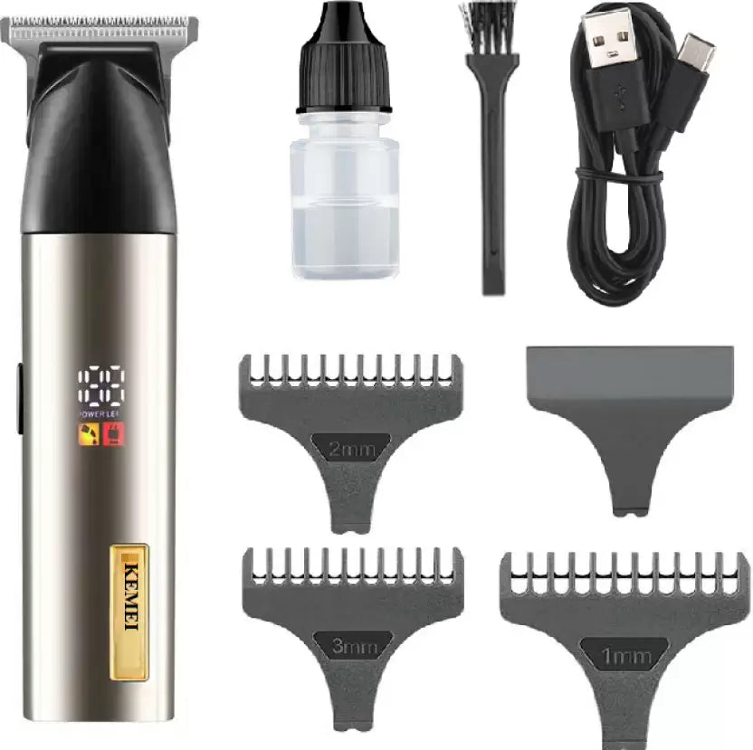 Kemei KM-636 USB CHARGING HAIR CLIPPER Trimmer 120 min Runtime 4 Length Settings