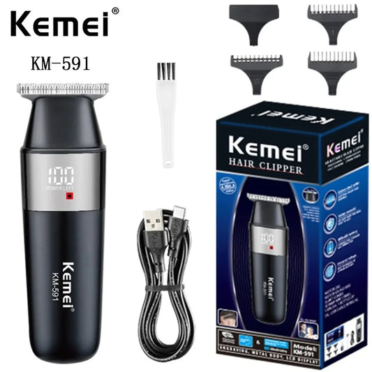 Mini Professional Hair Clipper Waterproof Men Women Body Hair Trimmer Km-591 Professional Hair Clippe