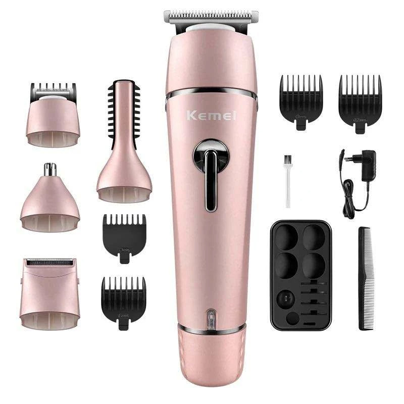 kemei KM-1015 10 in 1 Rechargeable Men's Grooming Set Shaver Electric Hair Trimmer Electric Hair Clipper