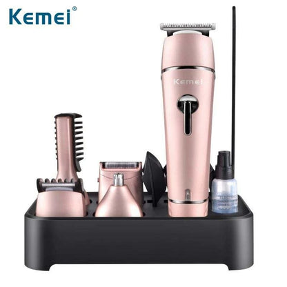 kemei KM-1015 10 in 1 Rechargeable Men's Grooming Set Shaver Electric Hair Trimmer Electric Hair Clipper