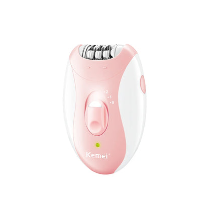 Kemei KM-189B Product Unique Design Fast charging IPX5 Waterproof USB Charging Rechargeable Lady's Epilator