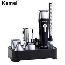 kemei KM-1015 10 in 1 Rechargeable Men's Grooming Set Shaver Electric Hair Trimmer Electric Hair Clipper