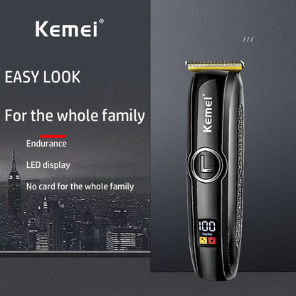 Kemei KM-5072 Professional Hair Trimmer Men Electric Face Beard Body Hair Clipper Rechargeable Mustache Hair Cutting Machine