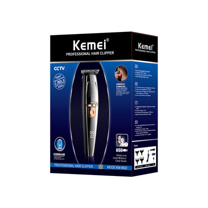 Kemei Km-8602 Men Strong Power Rechargeable Professional Electric Trimme